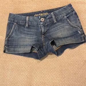 American eagle jean shorts.